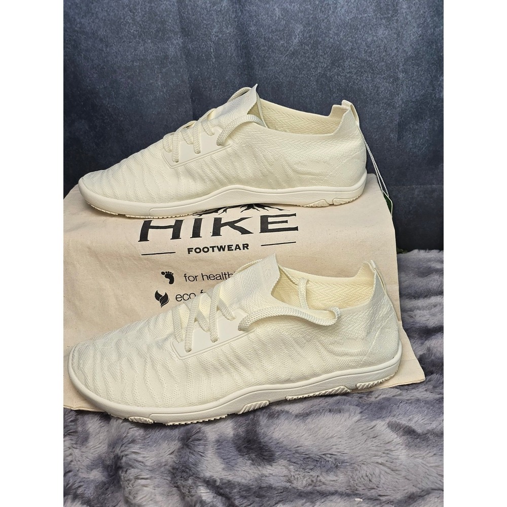 NWT Hike Footwear Comforto Max White Barefoot Neutral Sneakers EU 38 WMNS SZ 7.5